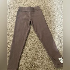 Zara girls ribbed leggings